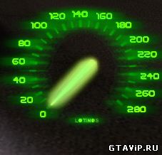 Neon Speedometer by LOTINOS для San Andreas