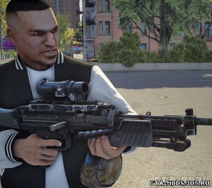 Современный пулемет HK MG4 [GTA IV]