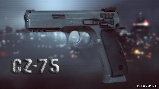 Пистолет CZ-75 из BattleField 4 для ГТА 4